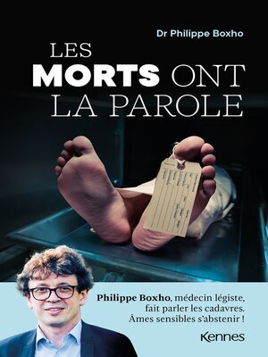 cover image of Les morts ont la parole